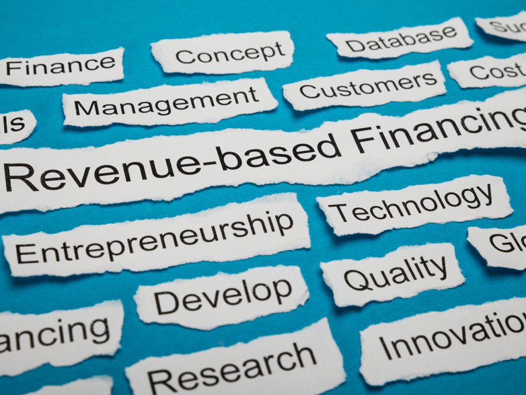 Revenue-based Financing Text On Piece Of Paper Salient Among Other Related Keywords
